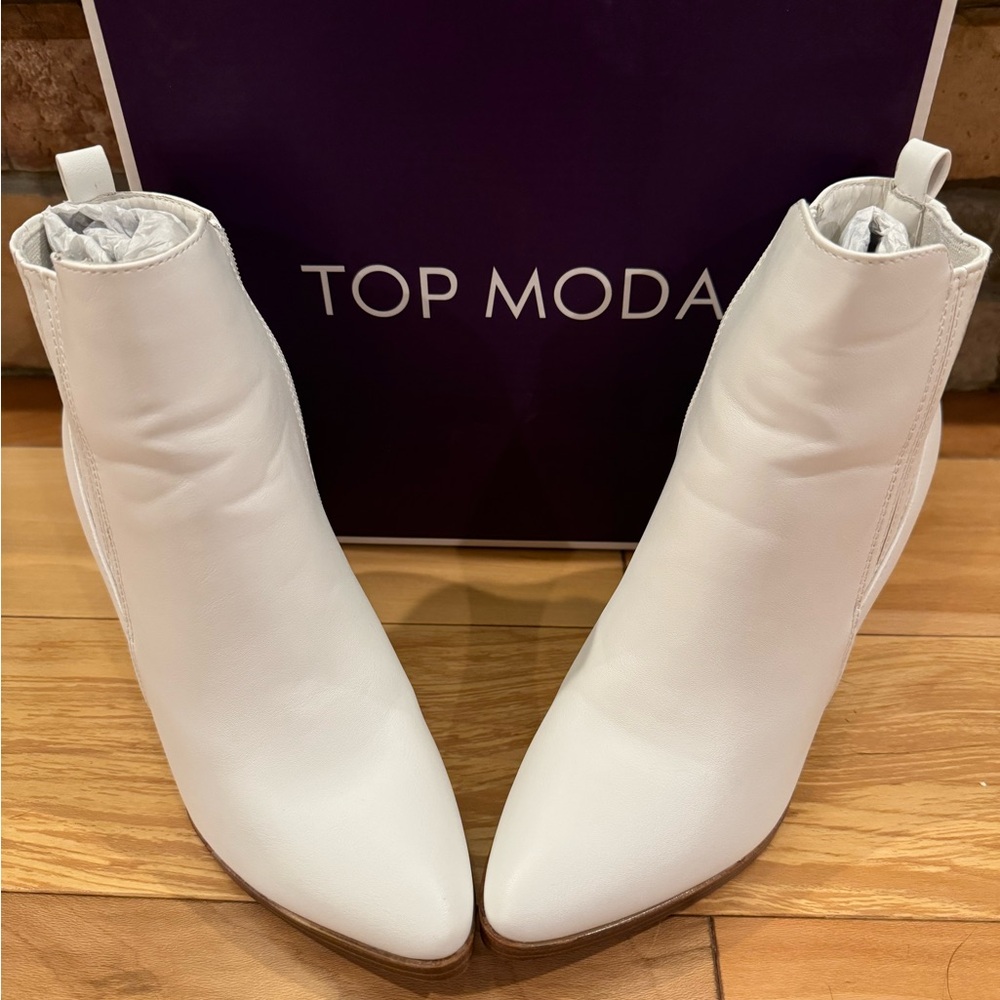 White booties